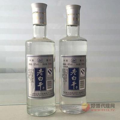 46度52度银标圆柱老白干480ml